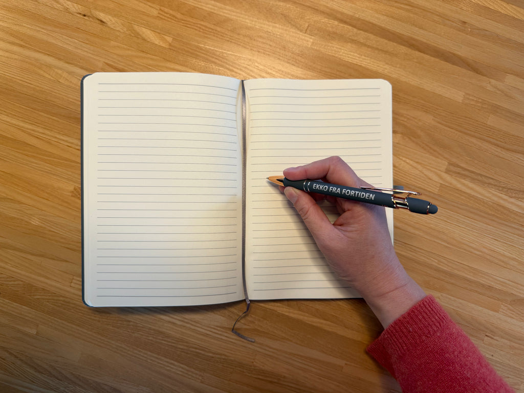 Mine ekko fra fortiden- skrivebok